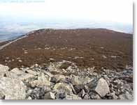 ... about 30 metres SE of the trig point, looking NE. 