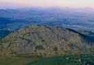 Carn Fadrun from the air.