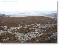 ... about 30 metres SE of the trig point, looking NE. 