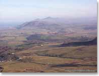 ...the view looking NE to the sea, the Rivals and Tre'r Ceiri (third from the left).