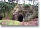 It has three entrances--