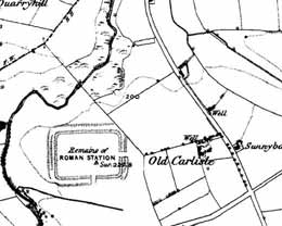 1891 map of Old Carlisle (Click to enlarge)