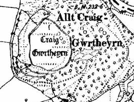 1891 map of Craig Gwrtheyrn (clck to enlarge)
