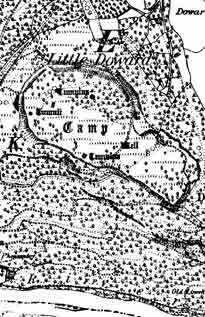 1891 map of Little Doward (Click to enlarge)
