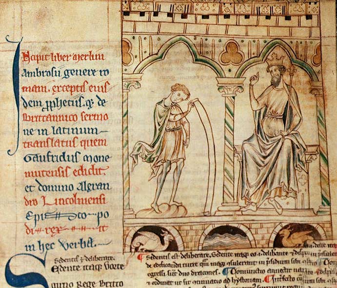 British Library MS Cotton Claudius B VII f.224