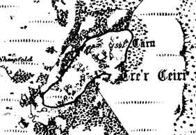 1891 map of Tre'r Ceiri