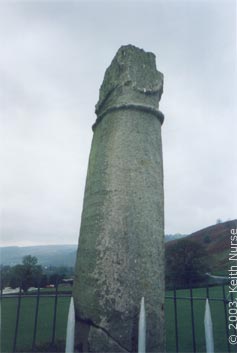 Eliseg's Pillar - view to the South - part of territory re-claimed? Keith Nurse, May 2003.