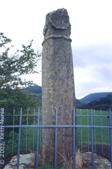 Eliseg's Pillar - view to the North. Keith Nurse, May 2003.
