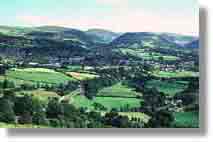 Rhayader in the Wye valley